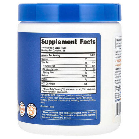 Nutricost, MCT Oil Powder, .5 Lb Nutricost