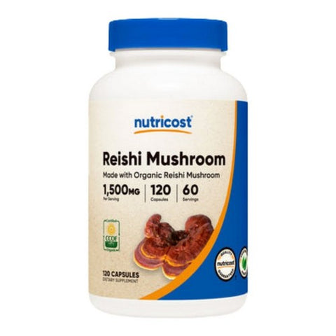 Nutricost, Reishi Capsules MWO, 1500 Mg, 120 Count Nutricost
