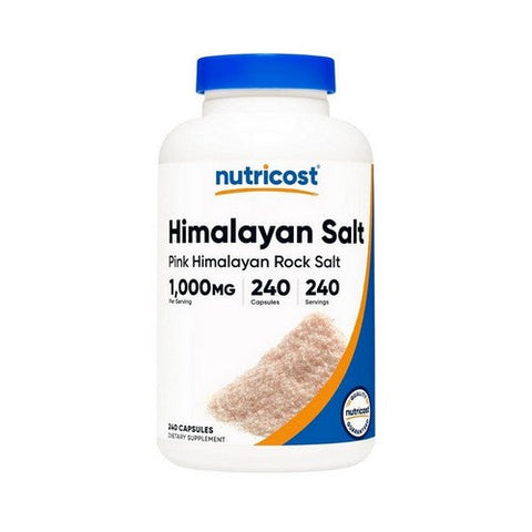 Nutricost, Himalayan Salt Capsules, 1000 Mg, 240 Count Nutricost