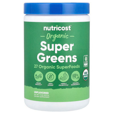 Nutricost, Super Greens Powder Organic, 30 Serving Nutricost