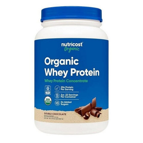 Nutricost, Organic Whey Protein Powder Double Chocolate, 2 Lbs Nutricost