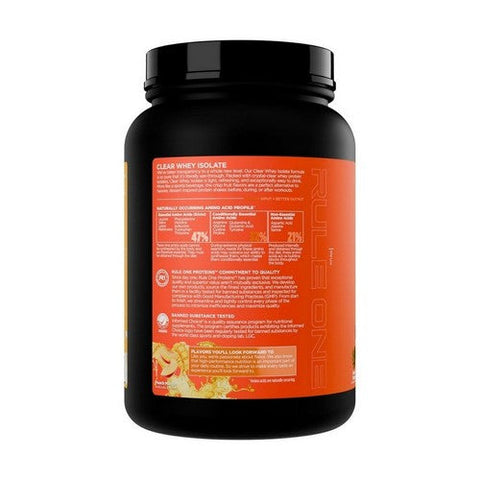 Rule 1, Roar Pre Workout Peach Mango, 1.52 Lbs Rule 1