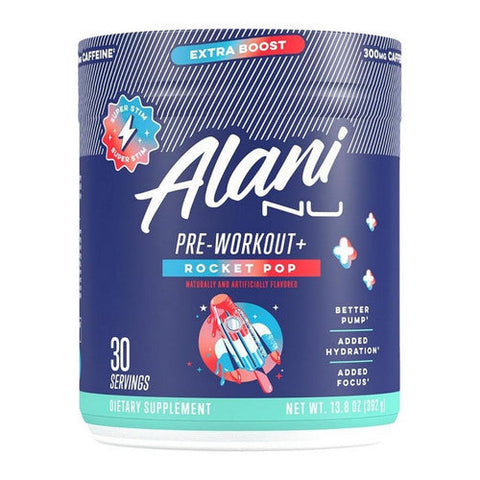 Alani Nu, Pre Workout With Extra Boost Rocket Pop, 13.8 Oz Alani Nu