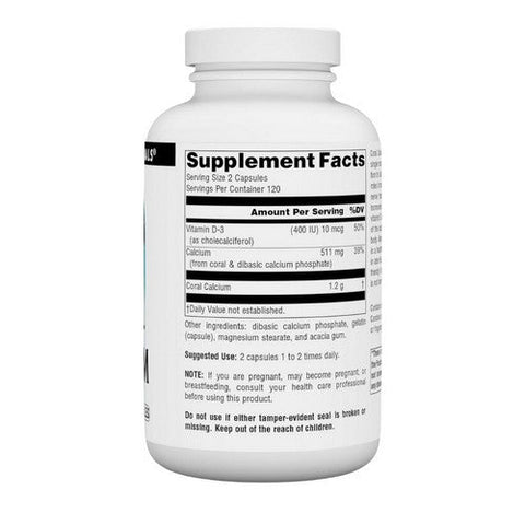 Source Naturals, Coral Calcium, 240 Caps Source Naturals