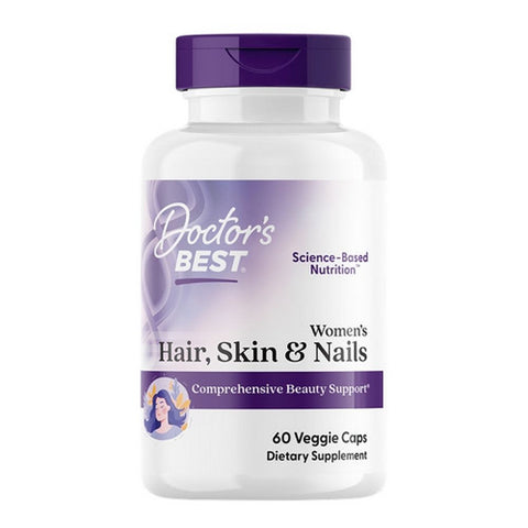Doctors Best, Women's Hair, Skin & Nails, 60 Veggies Caps Doctors Best