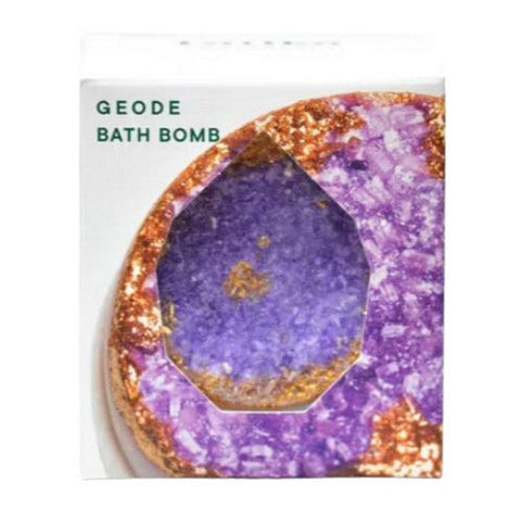 Latika Soap, Geode Bath Bomb Amethyst, 1 Count Latika Soap