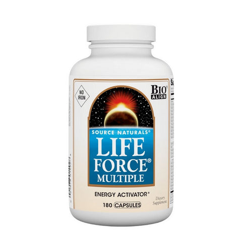 Source Naturals, Life Force No Iron Capsules, 180 Caps Source Naturals