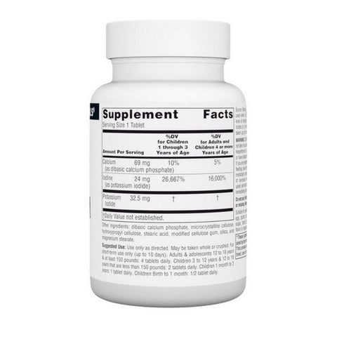 Source Naturals, Potassium Iodide, 32.5 Mg, 240 Tabs Source Naturals