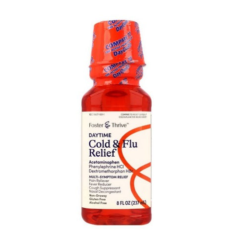 Foster And Thrive, Daytime Cold And Flu Relief, 8 Oz Foster And Thrive