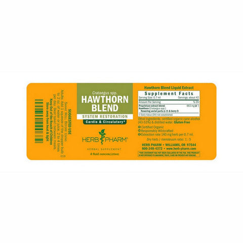 Herb Pharm, Hawthorn, 4 oz Herb Pharm