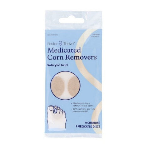 Foster And Thrive, Mediacted Corn Remover, 9 Each