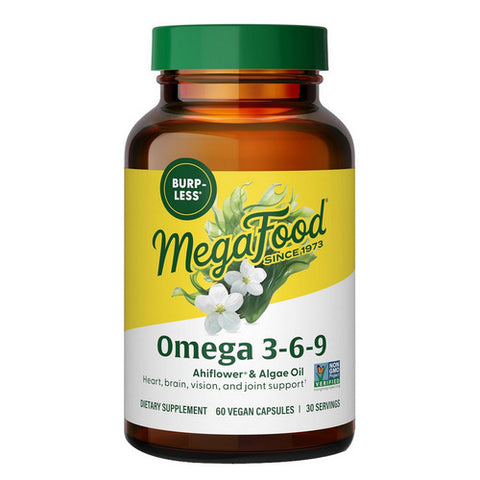 MegaFood, Omega 3-6-9, 60 Vegan Capsules MegaFood