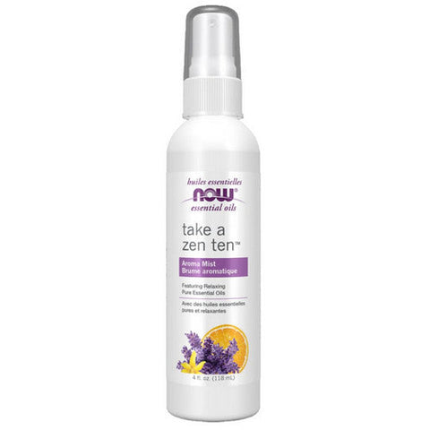 Now Foods, Take A Zen Ten Aroma Mist, 4 Oz Now Foods