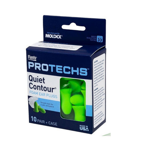 Flents, Quiet Contour Foam Ear Plugs, 10 Count Flents