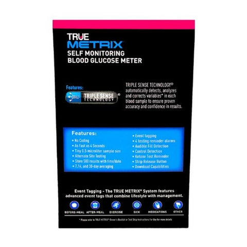 True Metrix, Self Monitoring Blood Glucose Meter, 1 Count True Metrix