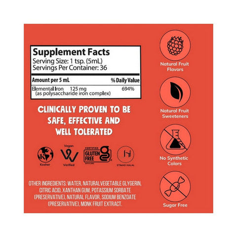 NovaFerrum, High Potency Liquid Iron Supplement, 6 Oz NovaFerrum