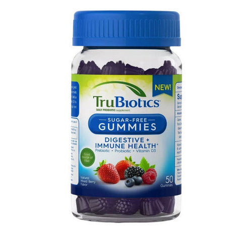 Trubiotics, Digestive + Immune Health Gummies Mixed Berry, 50 Count Trubiotics
