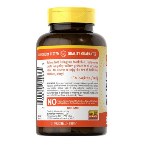 Sundance, Glucosamine Chondroitin Msm & Turmeric Coated Caplets Triple Strength, 80 Caps Sundance