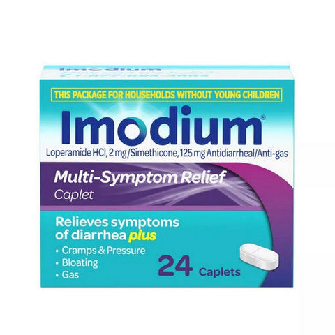 Imodium, Multi Symptom Relief Caplets, 24 Count Imodium