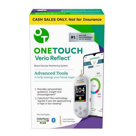 Onetouch, Verio Reflect Blood Glucose Monitoring System, 1 Count Onetouch