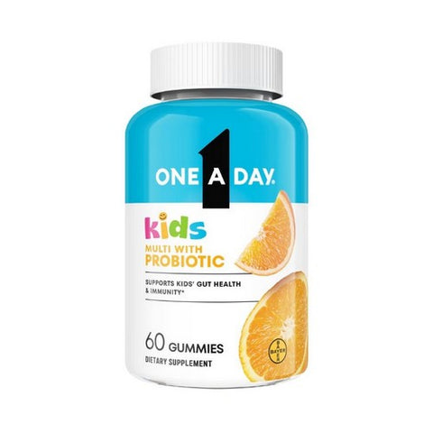 One A Day, Kids Multi With Probiotic Gummies, 60 Count One A Day