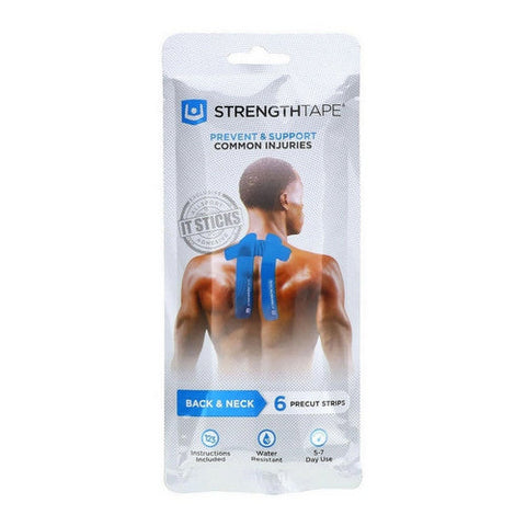 Ironman, Strengthtape PreCut Back And Neck Taping Kit, 1 Count Ironman