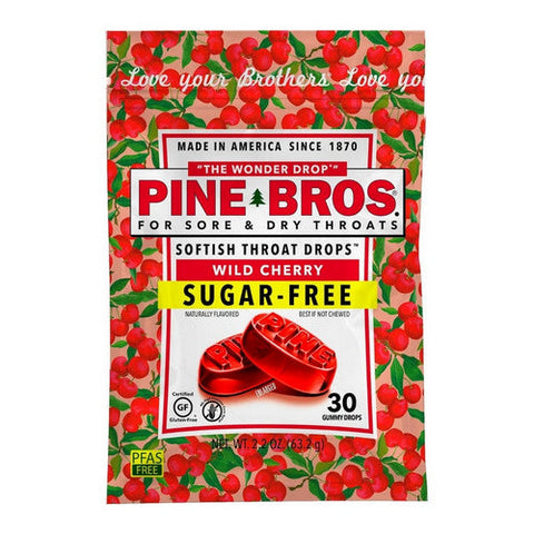 Pine Bros., Sore Throat Softish Drops Wild Cherry Sugar Free, 30 Count Pine Bros.
