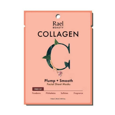 Rael, Get Beauty Collagen Sheet Mask, 1 Count Rael