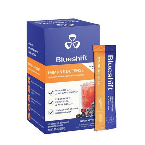 Blueshift Nutrition, Immune Defense Blueberry Acai, 10 Count Blueshift Nutrition