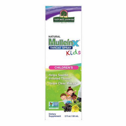 Nature's Answer, Kids Mullein X Throat Spray, 2 Oz Nature's Answer