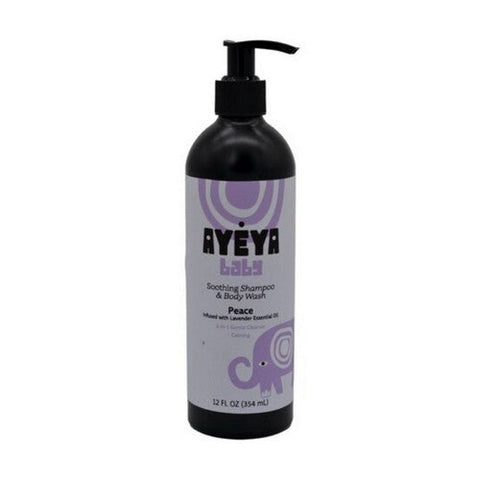 Ayeya, Baby 2-In-1 Shampoo And Washes Peace, 12 Oz Ayeya