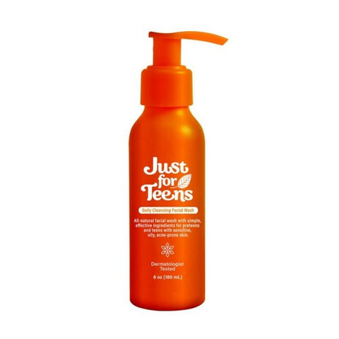 Just For Teens, Organic Cleansing Facial Wash, 6 Oz Just For Teens