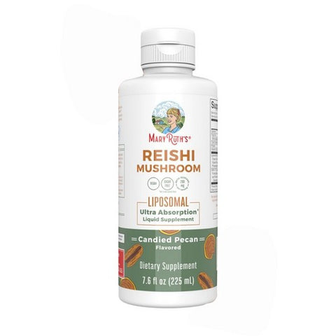 Organic Reishi Mushroom Liposomal Candied Pecan 7.6 Oz by MaryRuth's