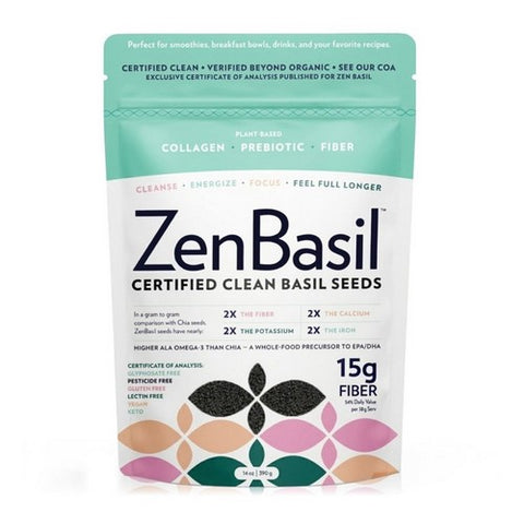 Organic Basil Seeds 14 Oz by Zen Basil