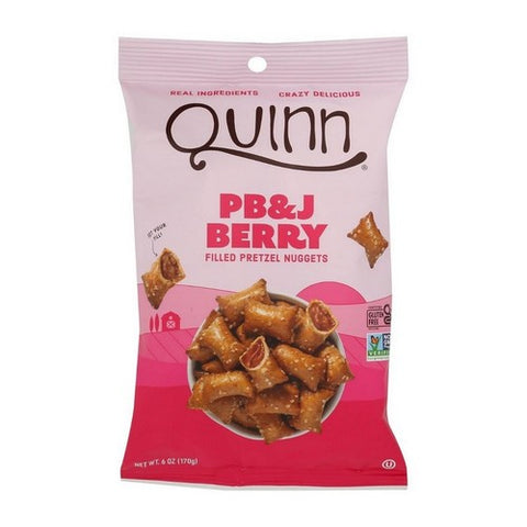 Filled Pretzel Nuggets Peanut Butter And Berry 6 Oz by Quinn