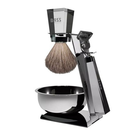 Natural Badger Shaving Brush 1 Count by Bass Brushes