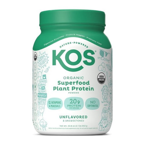 Protein Powder Unflavored And Unsweetened 33.6 Oz by Kos