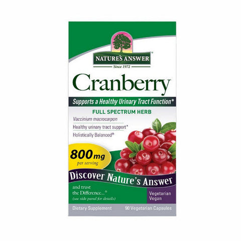 Nature's Answer, Cranberry, 800 Mg, 90 Veg Caps Nature's Answer