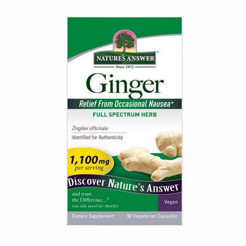 Nature's Answer, Ginger Rhizome, 90 Cap