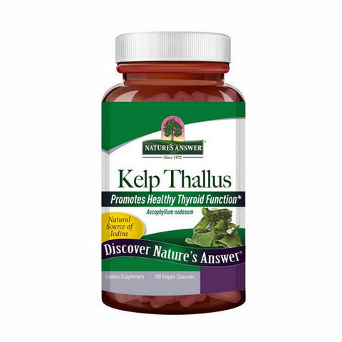 Nature's Answer, Kelp Thallus, 100 Veg Caps Nature's Answer