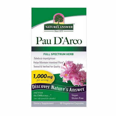 Nature's Answer, Pau DArco, 90 Caps Nature's Answer