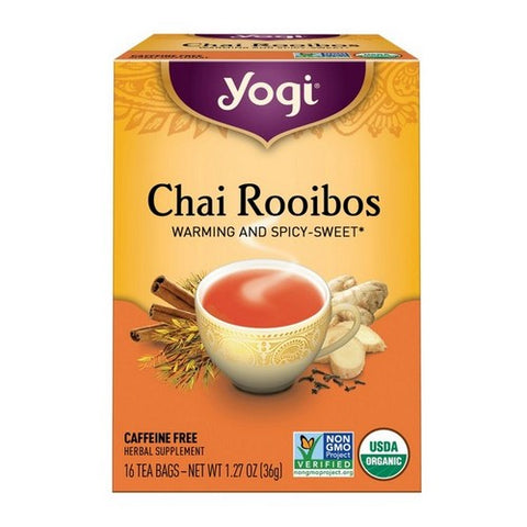 Yogi, Organic Chai Rooibos Tea, 16 Bags Yogi