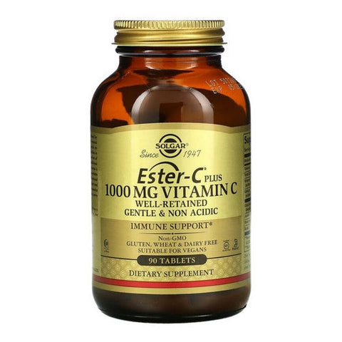 Solgar, Ester-C Plus Vitamin C, 1000 Mg, 90 Tabs Solgar