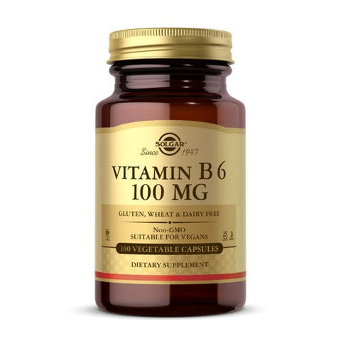 Solgar, Vitamin B6, 100 Mg, 100 Veg Caps Solgar