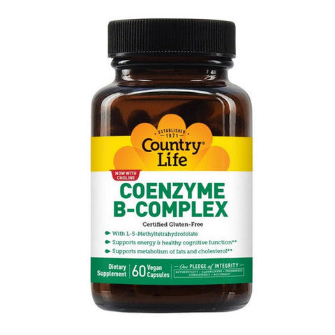 Country Life, Coenzyme B-Complex, 60 Veg Caps Country Life