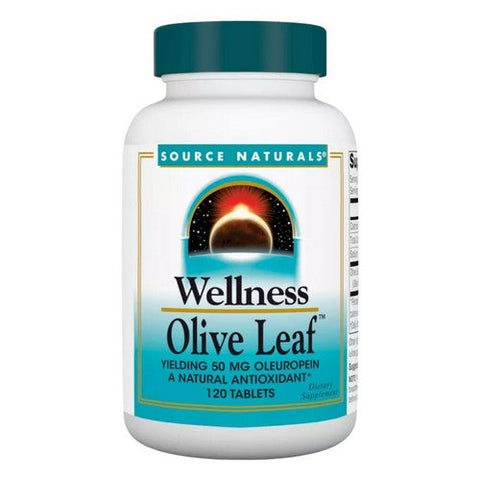 Source Naturals, Wellness Olive Leaf, 120 Tabs Source Naturals