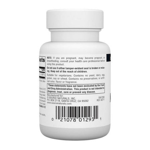Source Naturals, MethylCobalamin, 1 mg, 120 Tabs Source Naturals