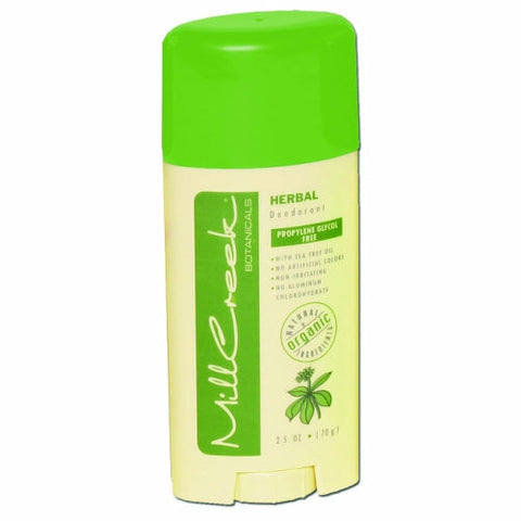 Mill Creek Botanicals, Herbal Stick Deodorant, HERBAL STICK, 2.5 OZ Mill Creek Botanicals