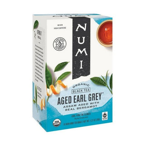 Numi Tea, Aged Earl Grey Black Tea, 18 Bag Numi Tea