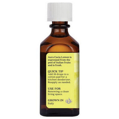 Aura Cacia, Lemon Essential Oil, 2 Oz Aura Cacia